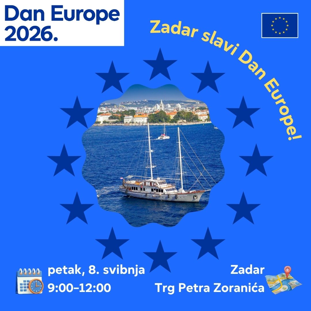 Proslavite s nama Dan Europe u Zadru uz zanimljiv program za sve uzraste