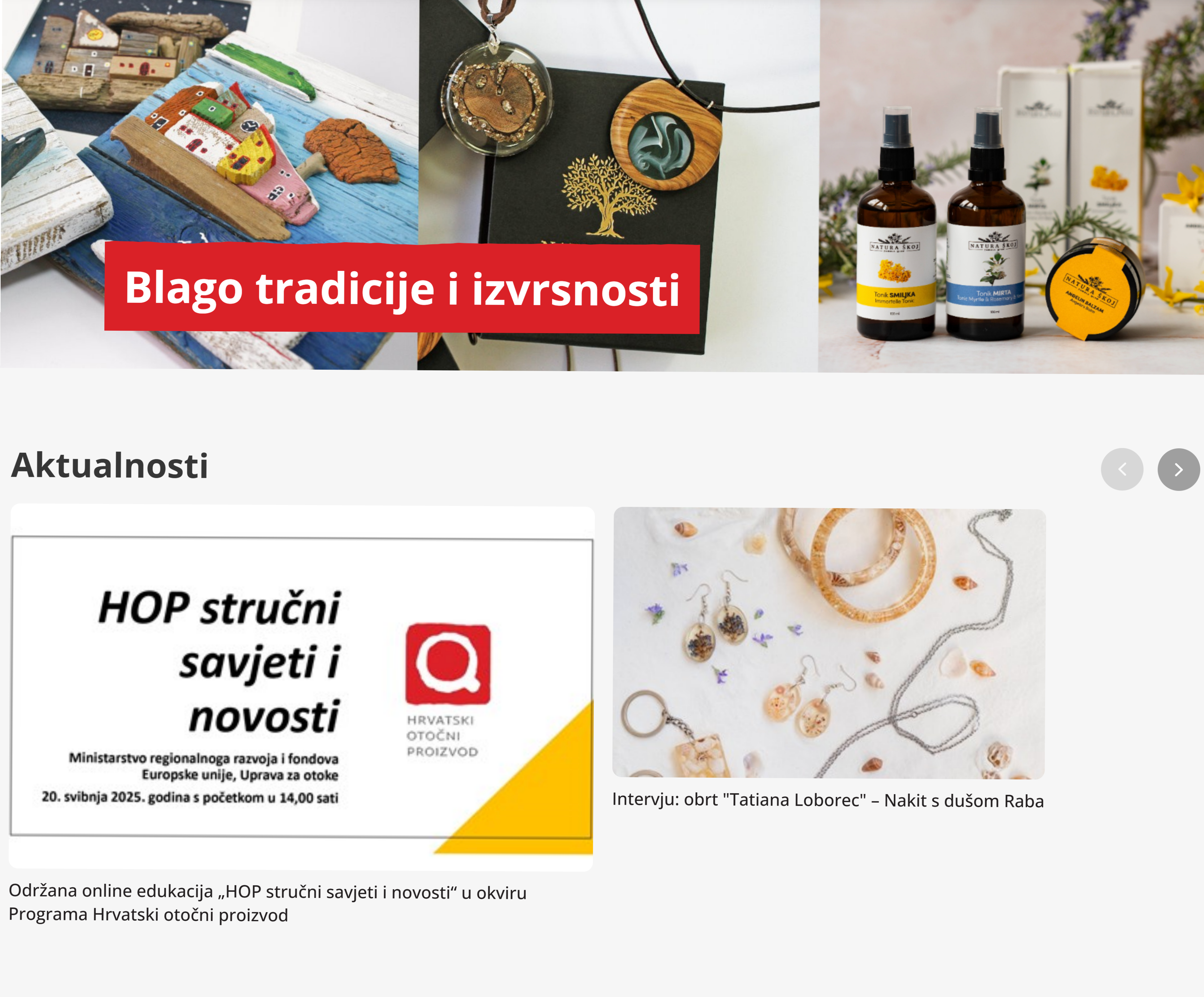 Nova web stranica posvećena oznaci „Hrvatski otočni proizvod“ (HOP)