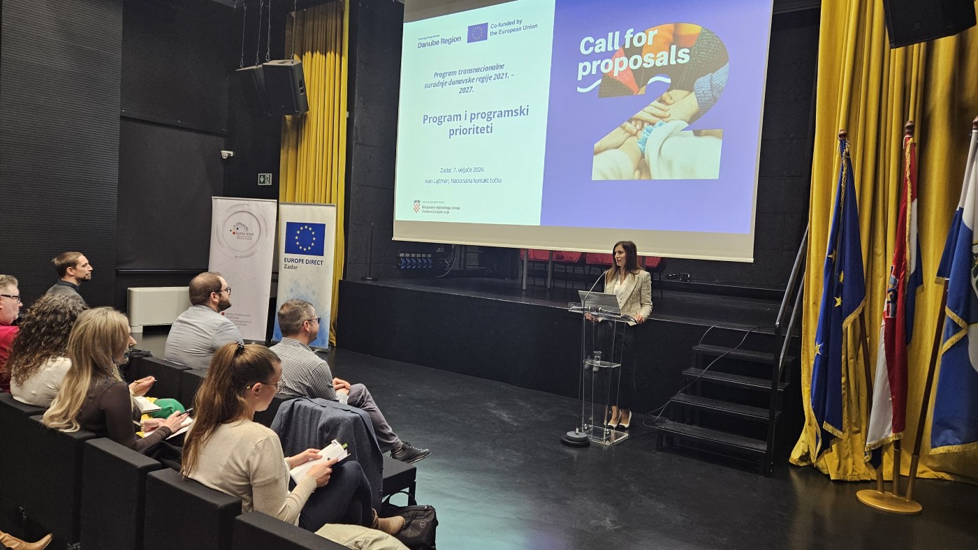 Održano predstavljanje dva poziva iz Interreg Program transnacionalne suradnje dunavske regije 2021. – 2027.