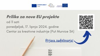 Poziv na događanje Prilike za nove EU projekte