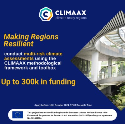 Drugi otvoreni poziv projekta „CLIMAAX“