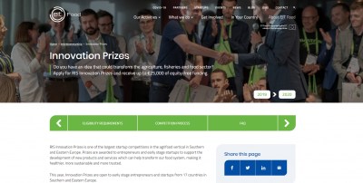 Prijavite se na natjecanje EIT Food Innovation Prizes i osvojite do 25.000 eura